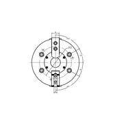 BLT Hollow Long Stroke 2 Jaw Power Chuck - Big-tools Industrial Supply Tools for Metal Cutting